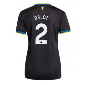 Dámské fotbalový oblečení Manchester United Diogo Dalot #2 Tretí košile 2025-26 Krátkým Rukávem